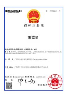 第42类商标注册证 86991113